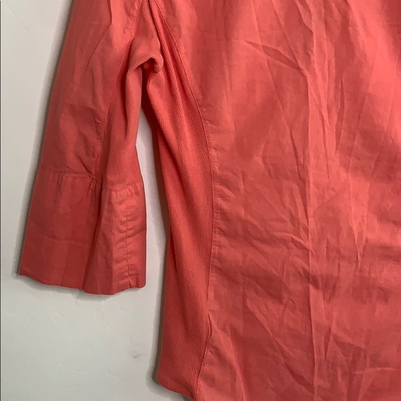 James Perse salmon button down shirt size 2 (cc) - Picture 7 of 8
